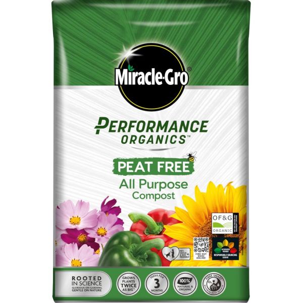 Miracle-Gro Organic All Purpose Peat Free Compost 40 Litre